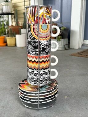 Missoni for Target Collectible Espresso Cup and Saucer Set